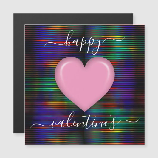 Minimaliserende Happy Valentijn-dag (Voorkant / Achterkant)