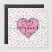 Minimaliserende Happy Valentijn-dag (Voorkant / Achterkant)