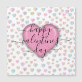 Minimaliserende Happy Valentijn-dag (Voorkant)