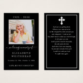 Minimaliserende Kaart voor schofterische foto's (Voorkant /achterkant)