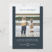 Minimaliserende kerstfeestdag voor feestdagen feestdagenkaart (Voorkant)