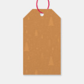 Minimaliserende kerstfoto cadeaulabel (Achterkant)