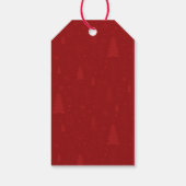 Minimaliserende kerstfoto cadeaulabel (Achterkant)