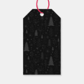 Minimaliserende kerstfoto cadeaulabel (Achterkant)