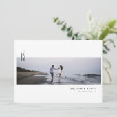 Minimaliserende Moderne Foto sparen de Datum Save The Date (Staand voorkant)