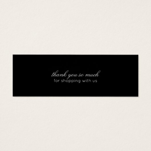 Minimaliserende Moderne Kortingen voor Bedankt van Mini Visitekaartjes (Voorkant)