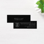 Minimaliserende Moderne Kortingen voor Bedankt van Mini Visitekaartjes (Bureau)