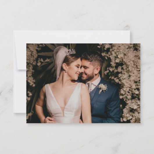 Minimaliserende RSVP QR-kaart voor het bruiloft me (Achterkant)