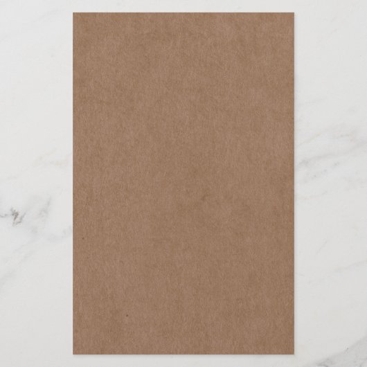 Minimaliserende Rustic Wedding-menukaart (Achterkant)