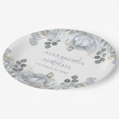 Minimaliserende Simple Wedding Calligraphy Sjabloo Papieren Bordje (Gekanteld)