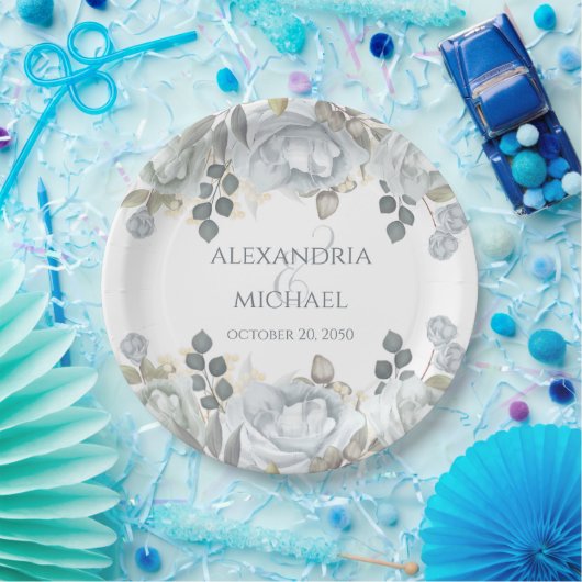 Minimaliserende Simple Wedding Calligraphy Sjabloo Papieren Bordje (Feest)