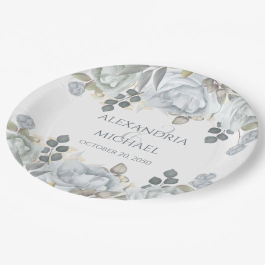 Minimaliserende Simple Wedding Calligraphy Sjabloo Papieren Bordje (Gekanteld)