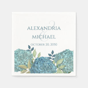 Minimaliserende Simple Wedding Calligraphy Sjabloo Servet