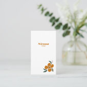 Minimaliserende Terracotta Botanical Landscape Des Visitekaartje (Staand voorkant)