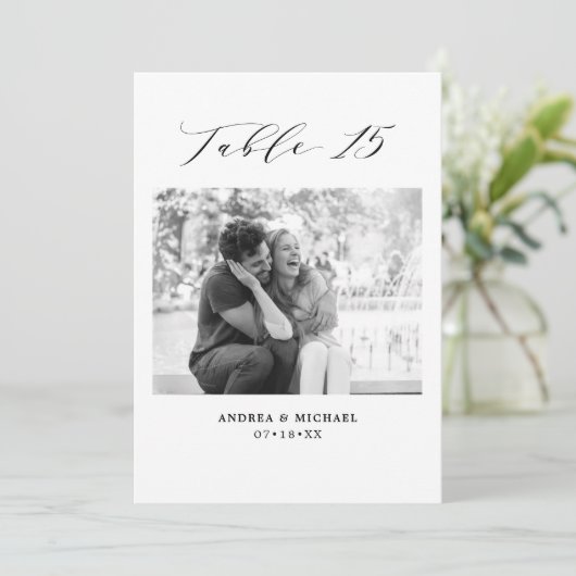 Minimaliserende weddenschapstabel 15 Aantal en Afb Aankondiging (Staand voorkant)