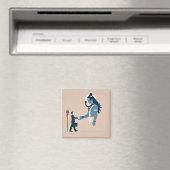 minimalism image of an ordinary person greeting g magneet (Insitu (Vaatwasser))
