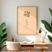 Minimalism Simple Flower Wall Art Poster