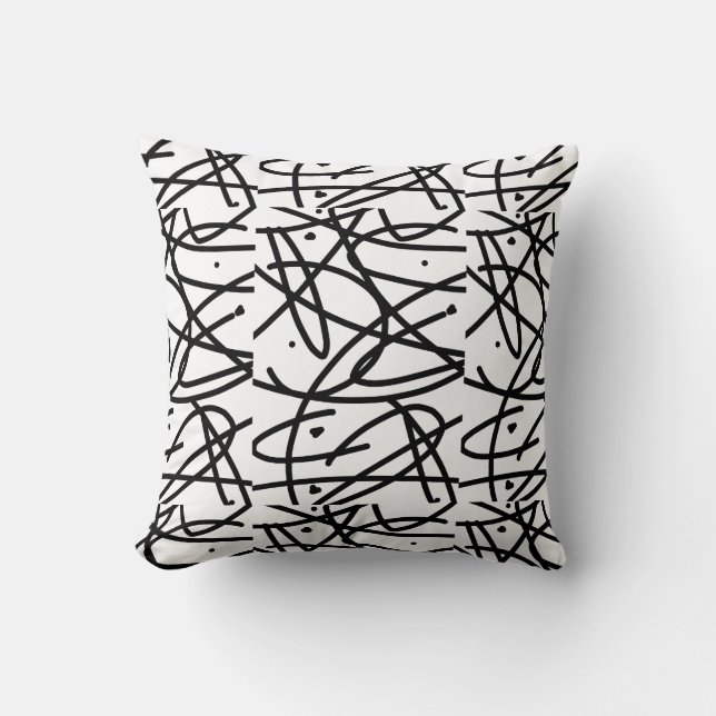 Minimalisme Abstract Kunstpatroon Kussen Cushion (Voorkant)