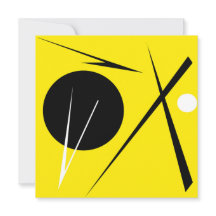 Minimalisme Abstract kunstpatroon zwart-wit