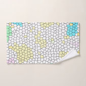 Minimalisme Abstracte Bleke kunststofcellen Bad Handdoek (Handdoek)