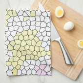 Minimalisme Abstracte Bleke kunststofcellen Theedoek (Quarter Fold)