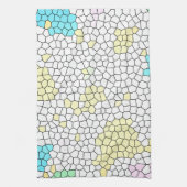 Minimalisme Abstracte Bleke kunststofcellen Theedoek (Verticaal)