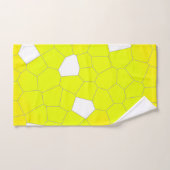 Minimalisme Abstracte gele grijze cellen Bad Handdoek (Handdoek)