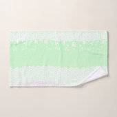Minimalisme Abstracte kunst Bleek Turquoise Groene Bad Handdoek (Handdoek)