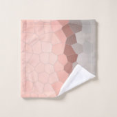 Minimalisme Abstracte kunstpasta grijze cellen Bad Handdoek (Wasdoekje)