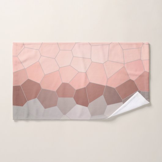 Minimalisme Abstracte kunstpasta grijze cellen Bad Handdoek (Handdoek)