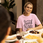 Minimalisme Black White Loved and Blessed T-shirt