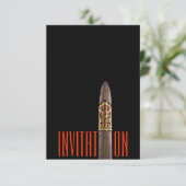 Minimalisme Cuban Cigar Vip Kaart (Staand voorkant)