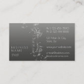 Minimalisme Dandelion Confetti Glam Vip Visitekaartje (Achterkant)