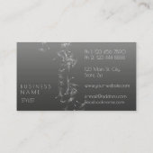 Minimalisme Dandelion Confetti Glam Vip Visitekaartje (Achterkant)