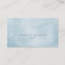 Minimalisme Dandelion Confetti Glass Ombre Visitekaartje
