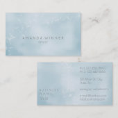 Minimalisme Dandelion Confetti Glass Ombre Visitekaartje (Voorkant / Achterkant)