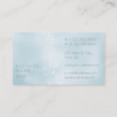 Minimalisme Dandelion Confetti Glass Ombre Visitekaartje (Achterkant)