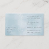 Minimalisme Dandelion Confetti Glass Ombre Visitekaartje (Achterkant)