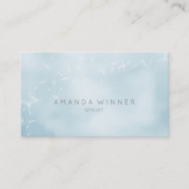 Minimalisme Dandelion Confetti Glass Ombre Visitekaartje