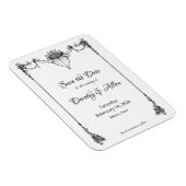  minimalisme Dunne Magnetische Kaart Magneet (Rechterzijde)