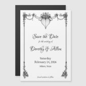  minimalisme Dunne Magnetische Kaart Uitnodiging (Voorkant / Achterkant)