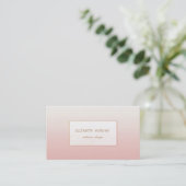 Minimalisme Elegant Modern Visitekaartje (Staand voorkant)