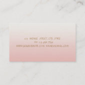 Minimalisme ellegant Modern Visitekaartje (Achterkant)