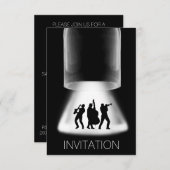 Minimalisme Festival Jazz Concert Kaart (Voorkant / Achterkant)