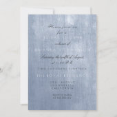 Minimalisme Glam Blue Grey Pastel Vrijgezellenfees Kaart (Voorkant)