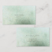 Minimalisme Golden Circles Abstract groen licht Visitekaartje (Voorkant / Achterkant)