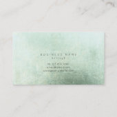 Minimalisme Golden Circles Abstract groen licht Visitekaartje (Achterkant)
