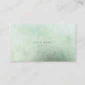 Minimalisme Golden Circles Abstract groen licht Visitekaartje (Voorkant)