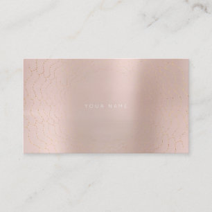 Minimalisme Golden Circles Delicate Pink Rose Vip Visitekaartje