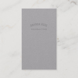 Minimalisme grijs Urban Gray Professional Consulti Visitekaartje